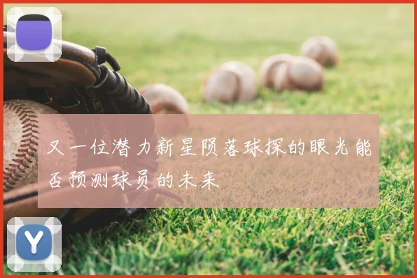 又一位潜力新星陨落球探的眼光能否预测球员的未来